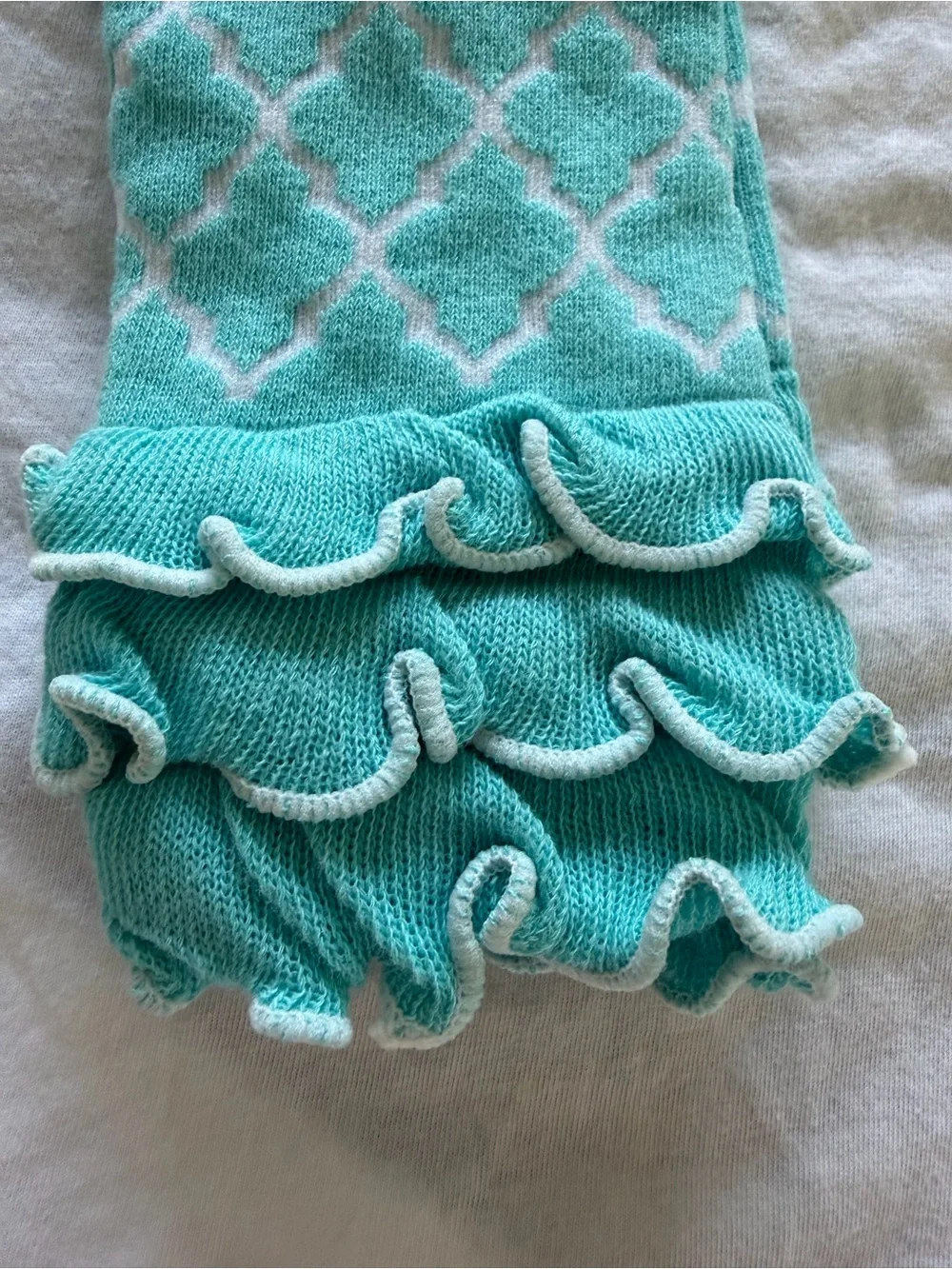 Girls Ruffle Sleeve Leg Warmers